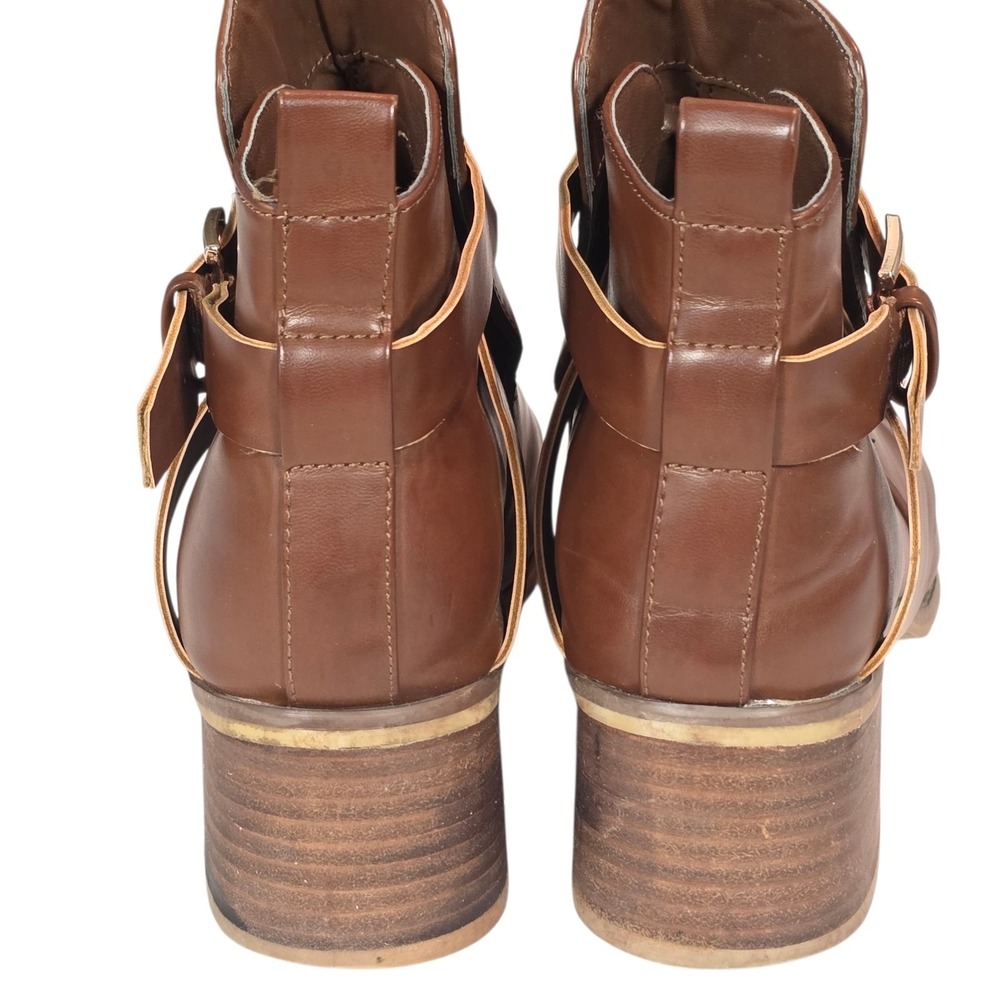 Brown Ankle Boots Size 9 - Picture 7 of 10